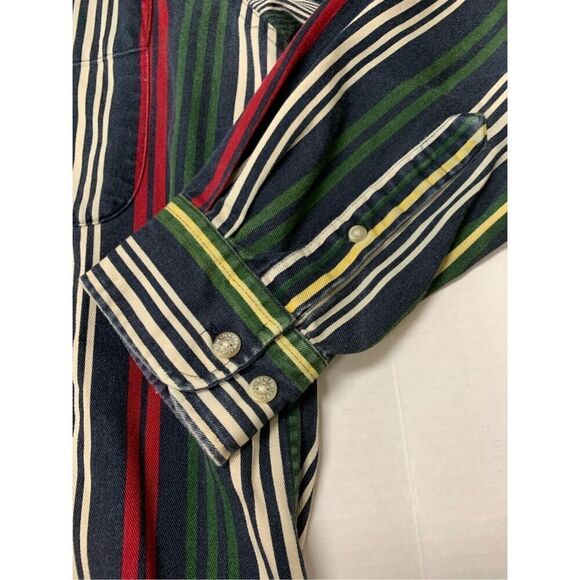 Vintage Ivy Crew Striped button down top - Picture 3 of 8